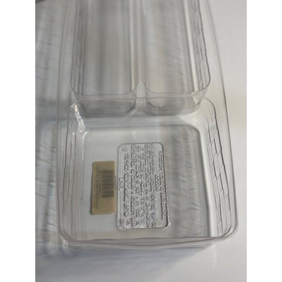 Longaberger Plastic Basket Protector Insert 3-Way Treasures Divided 7"x17.75" - Picture 3 of 6